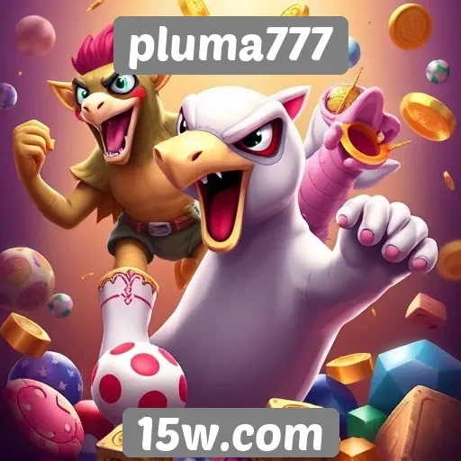 Variedade de jogos disponíveis em pluma777